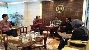Wakil Ketua DPR RI Taufik Kurniawan menerima audiensi Dubes Korea Selatan