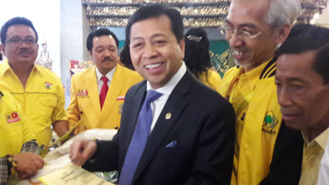Ketua Umum DPP Partai Golkar, Setya Novanto.