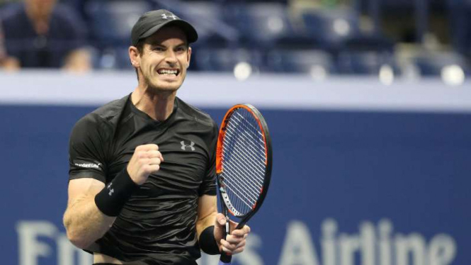 Petenis Inggris Andy Murray.
