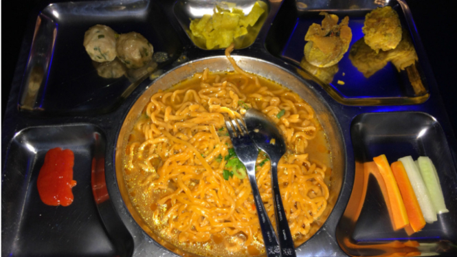 Hidangan Mie Rampok di Bandung
