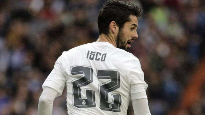 Gelandang Real Madrid, Isco.