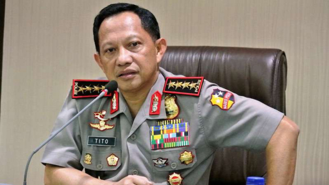 Kepala Kepolisian Republik Indonesia, Jenderal Polisi Tito Karnavian.