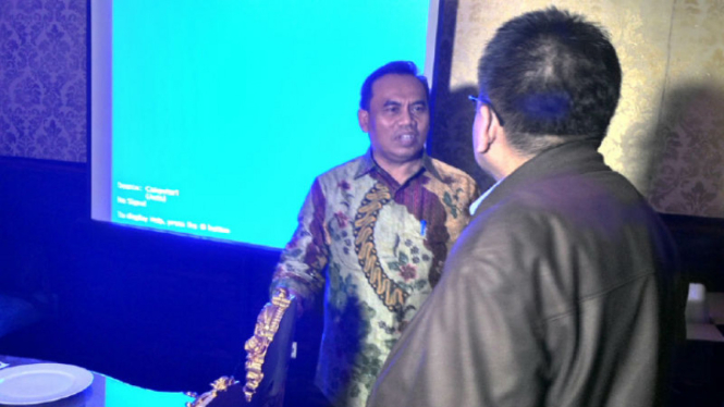 Sekretaris Daerah Pemprov DKI Jakarta, Saefullah (tengah).