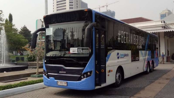 Ilustrasi Bus TransJakarta