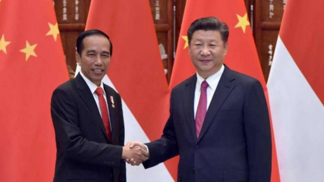 Presiden Jokowi (kiri) bersama Presiden China Xi Jinping (kanan) saat bilateral beberapa waktu lalu.