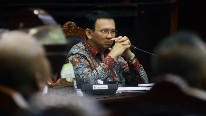 Calon Gubernur DKI Jakarta Basuki Tjahaja Purnama alias Ahok.