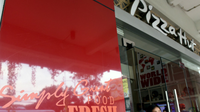 Gerai Pizza Hut di Jakarta, Selasa (6/9/2016). 