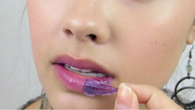 Ilustrasi lip tint Korea