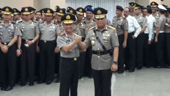 Pelantikan Wakapolri Komjen Pol Syafruddin, Sabtu 10 September 2016.
