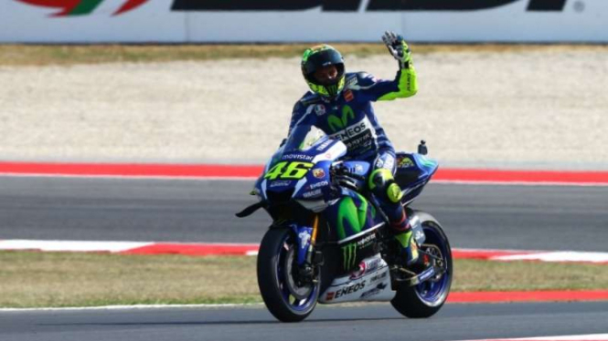 Pembalap Movistar Yamaha, Valentino Rossi