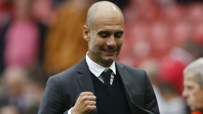 Manajer Manchester City, Pep Guardiola.