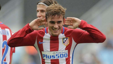 Bintang Atletico Madrid, Antoine Griezmann.