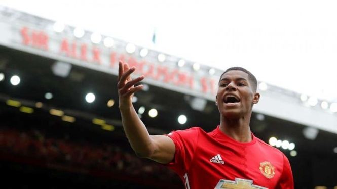 Penyerang Manchester United, Marcus Rashford