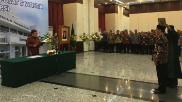 Pelantikan Kepala BPS, Suhariyanto 