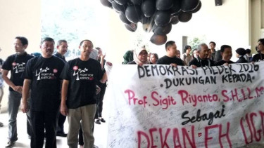 Demo di Universitas Gadjah Mada.