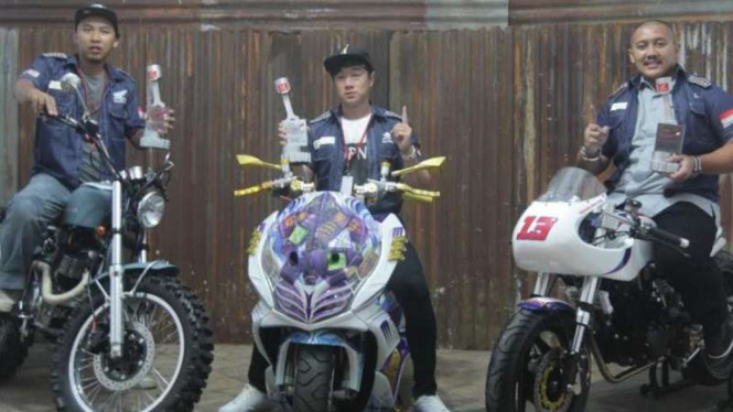 Tiga pemenang kontes modifikasi Honda 2016