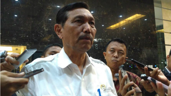 Menko bidang Kemaritiman, Luhut Binsar Pandjaitan.