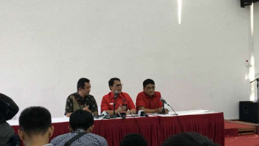 Konferensi  pers PDIP jelang pengumuman cagub yang akan diusung di Pilkada 2017.