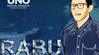 Sandiaga Lawan Ahok-Djarot dengan Gerakan Rabu Biru