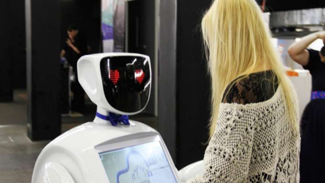 Ilustrasi robot.