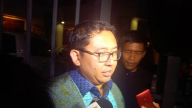 Fadli Zon di kediaman Prabowo