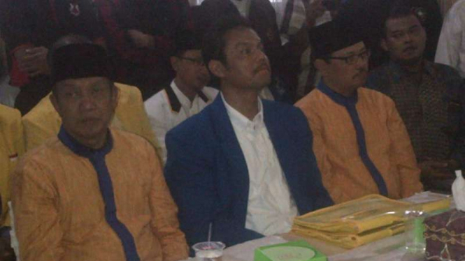 Pasangan Haryadi-Heroe di KPU Daerah Kota Yogyakarta.
