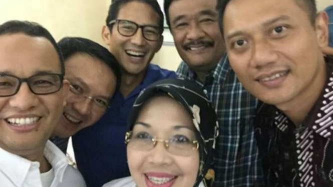 Para calon gubernur dan wakil gubernur untuk Pilkada DKI Jakarta 2017. 