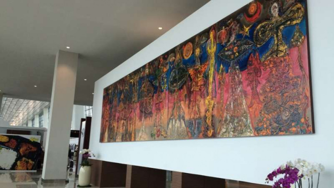 Gerbang budaya di Terminal 3 BAndara Soetta