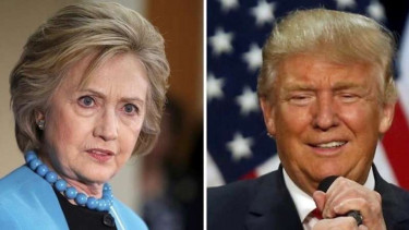 Hillary Clinton dan Donald Trump