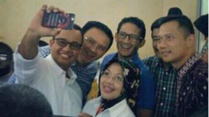Calon gubernur dan wakil gubernur DKI Jakarta.