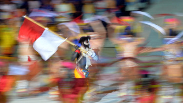 Meriahnya Penutupan PON XIX