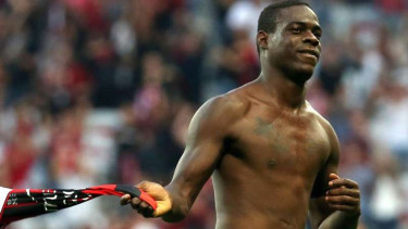 Penyerang OGC Nice, Mario Balotelli