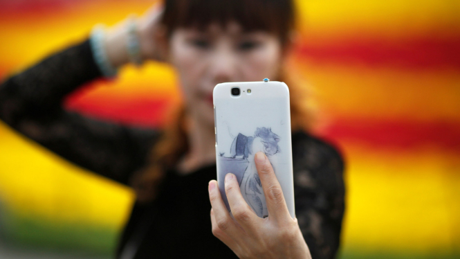 Foto selfie.