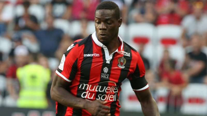 Penyerang OGC Nice, Mario Balotelli