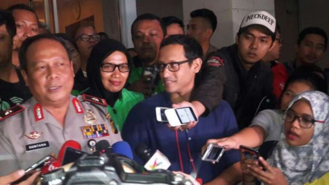  WaKapolda Metro Jaya, Brigjen Polisi Suntana dan CEO Gojek Nadiem Makarim