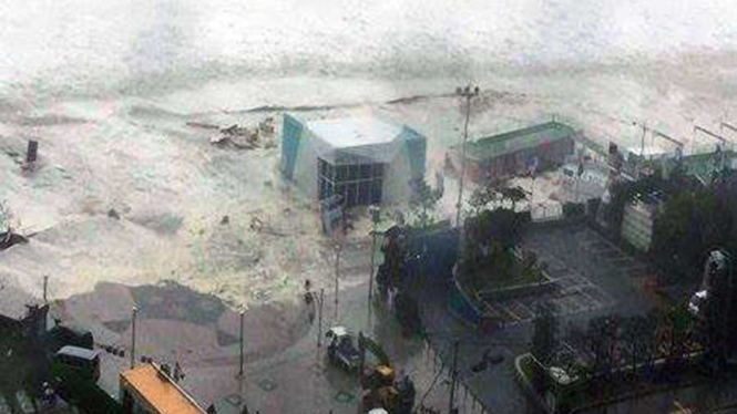Tppan Chaba menerjan Busan, Korea Selatan.