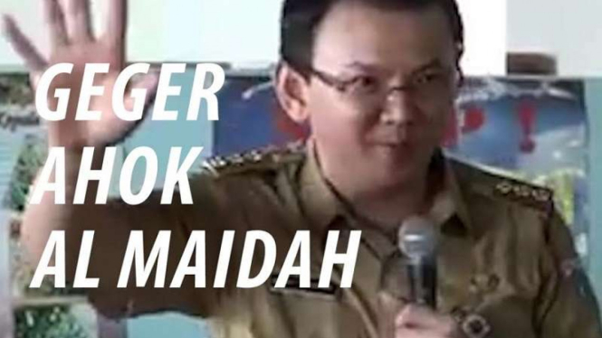 Gubernur DKI Jakarta, Basuki Tjahaja Purnama alias Ahok.