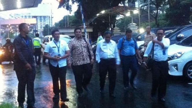 YB tiba di kantor BNN Jakarta, Senin 10 Oktober 2016.