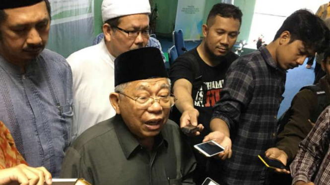 Ketua Umum Majelis Ulama Indonesia (MUI) KH, Ma’ruf Amin.