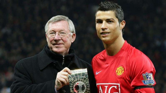Sir Alex ferguson dan Cristiano Ronaldo