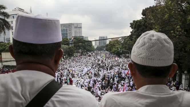 Ilustrasi/Anggota Front Pembela Islam (FPI).