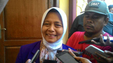 Marwah Daud Ibrahim di Markas Polda Jatim, Surabaya, pada Senin, 17 Oktober 2016.