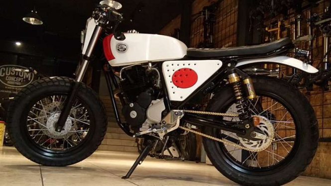 Scorpio bergaya Scrambler.