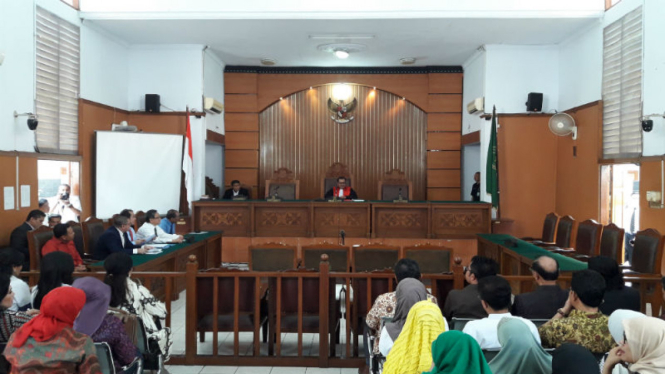Sidang praperadilan kasus Irman Gusman.