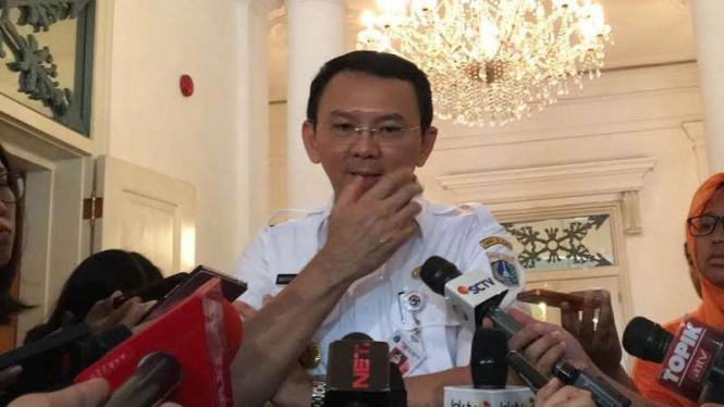 Gubernur DKI Jakarta, Basuki Tjahaja Purnama alias Ahok.