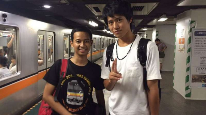 Syahri Rochmat dan Shota Noda, persahabatan mereka terjalin karena ponsel hilang