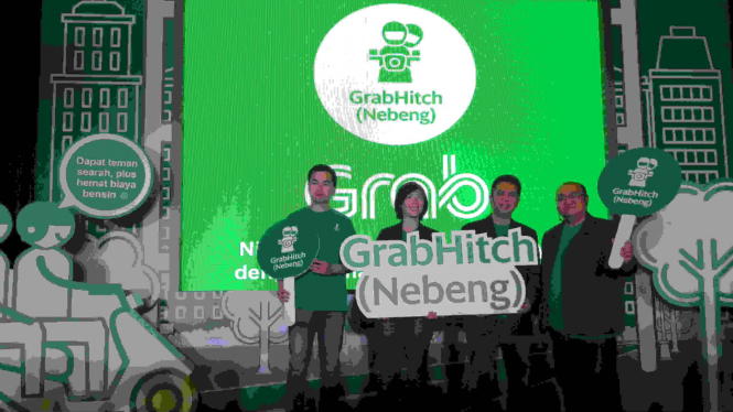 Grab Indonesia meluncurkan layanan Nebeng