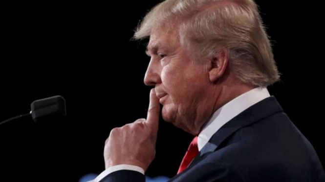 Kandidat Presiden AS dari Partai Republik, Donald Trump.