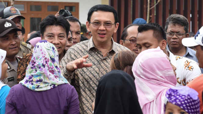 Gubernur DKI Jakarta, Basuki Tjahaja Purnama alias Ahok.