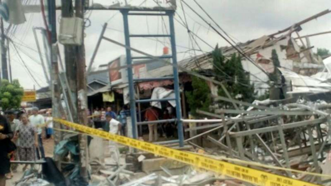 Ledakan di PHD Jatimelati Bekasi